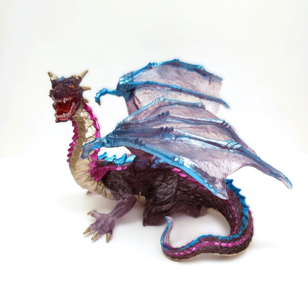 Safari Ltd Cloud Dragon Action Figure 2012 Fantasy Purple Figurine Large